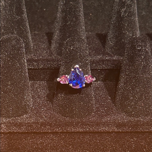 Jewelry - Elegant Blue and Purple Women's Ring 925 silver